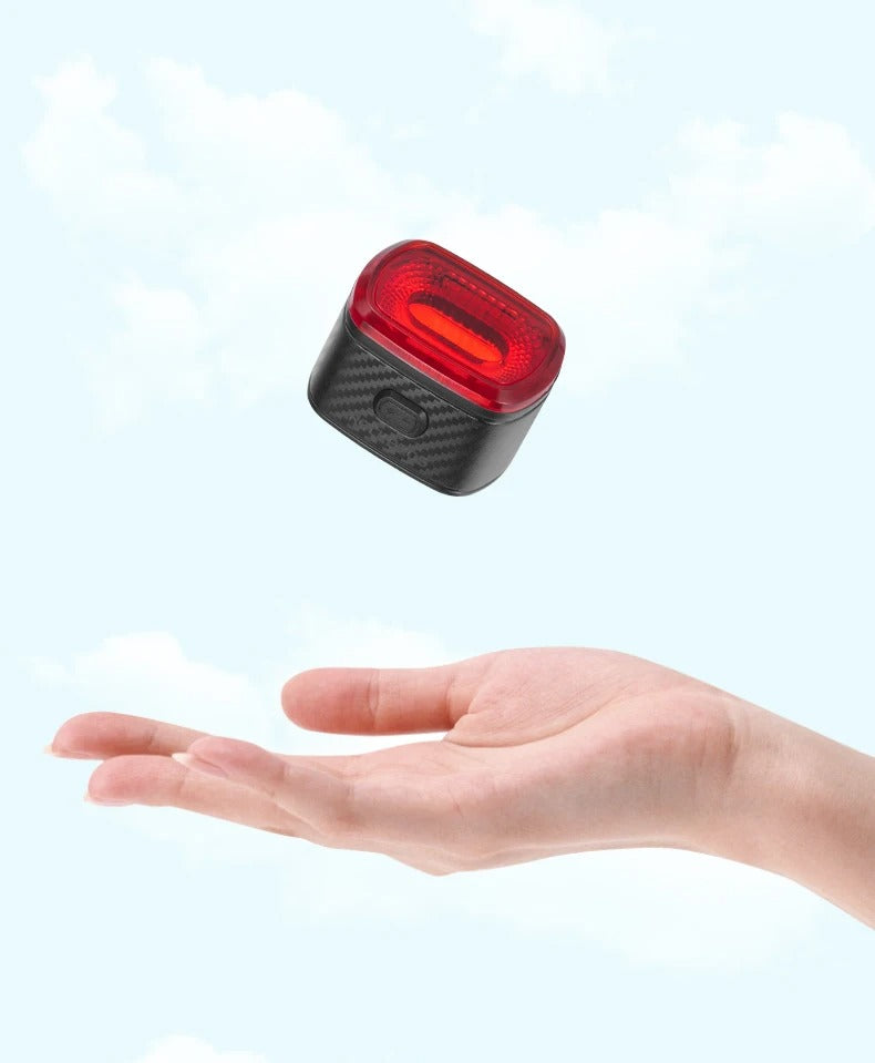 LED frein d'arrêt automatique de vélo - Feu arrière LED intelligent IPX6 étanche - Charge Type-C