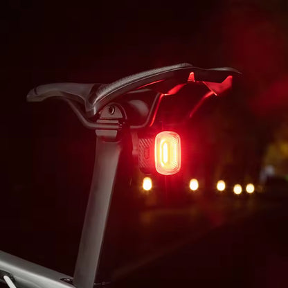 LED frein d'arrêt automatique de vélo - Feu arrière LED intelligent IPX6 étanche - Charge Type-C