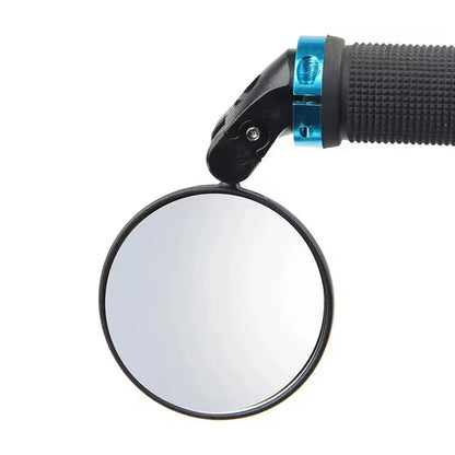 Rétroviseur de vélo et VTT sur guidon universel, rotation réglable, grand angle