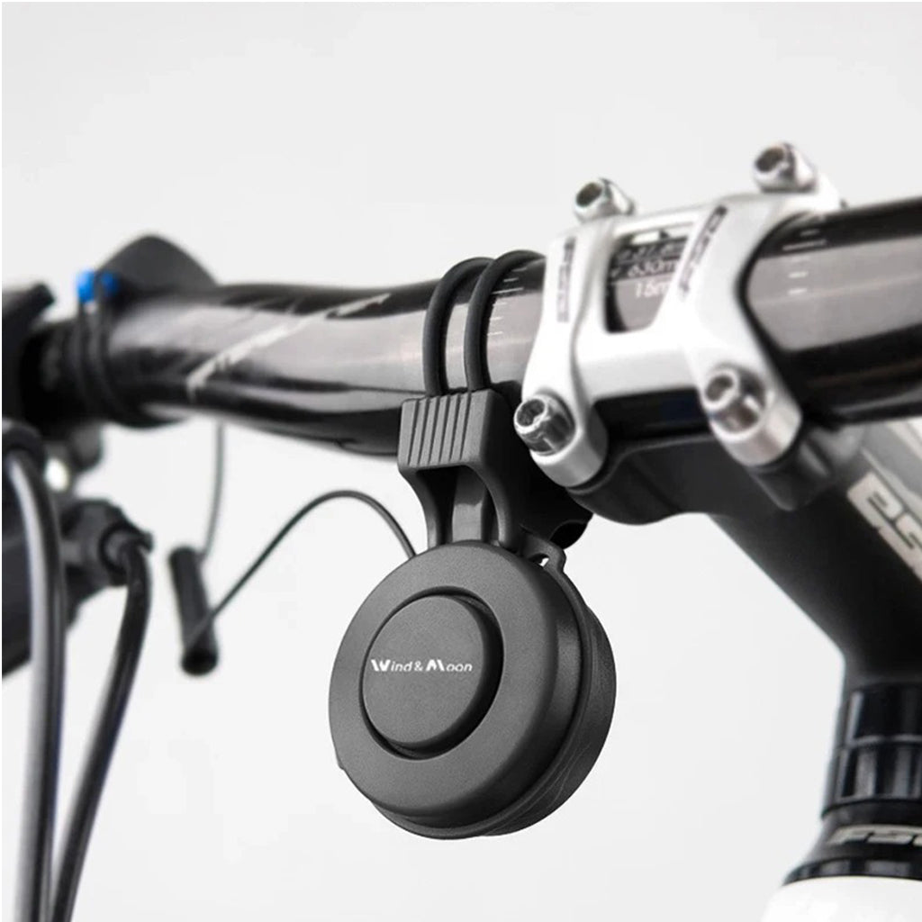 Sonnette électrique de vélo, VTT et Scooter - 4 Modes d'alarme sonore - Rechargeable par USB - Klaxon électrique